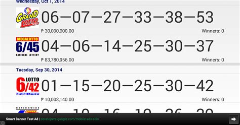 lotto result yesterday 6/45